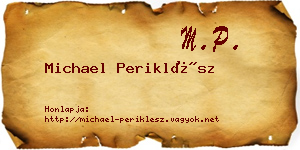 Michael Periklész névjegykártya